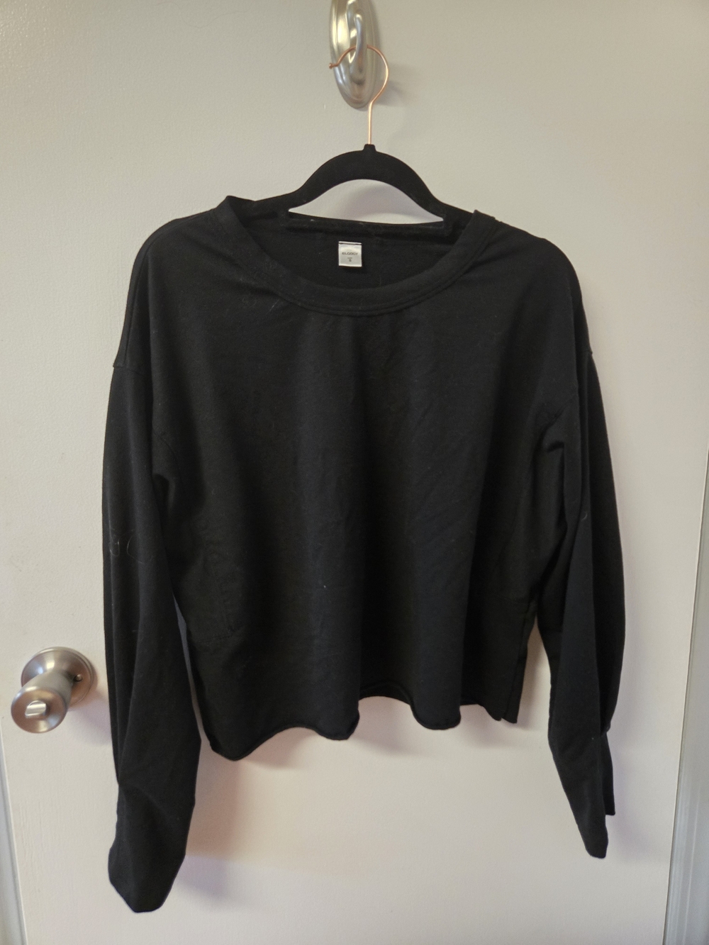Black Women's Long Sleeve Top